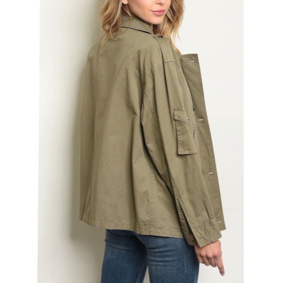 Olive utility jacket - Picture 3 of 3